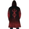 Brand of Sacrifice Berserk AOP Hooded Cloak Coat BACK Mockup - Berserk Gifts