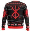 Christmas Red Guts Berzerk men sweatshirt BACK mockup - Berserk Gifts