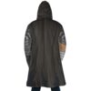 Guts Armor Berserk AOP Hooded Cloak Coat BACK Mockup - Berserk Gifts