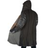 Guts Armor Berserk AOP Hooded Cloak Coat SIDE Mockup - Berserk Gifts